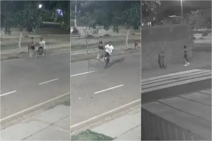 Câmera flagra ciclista passando a mão em corredora durante corrida em Rondonópolis
